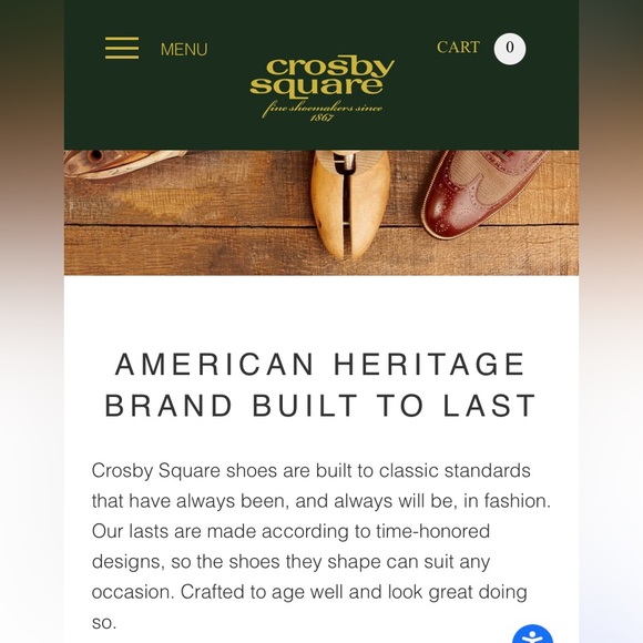 Air-Ride by Crosby Square Mens Wingtip Derby Genuine Leather 9 1/2 - Picture 8 of 10